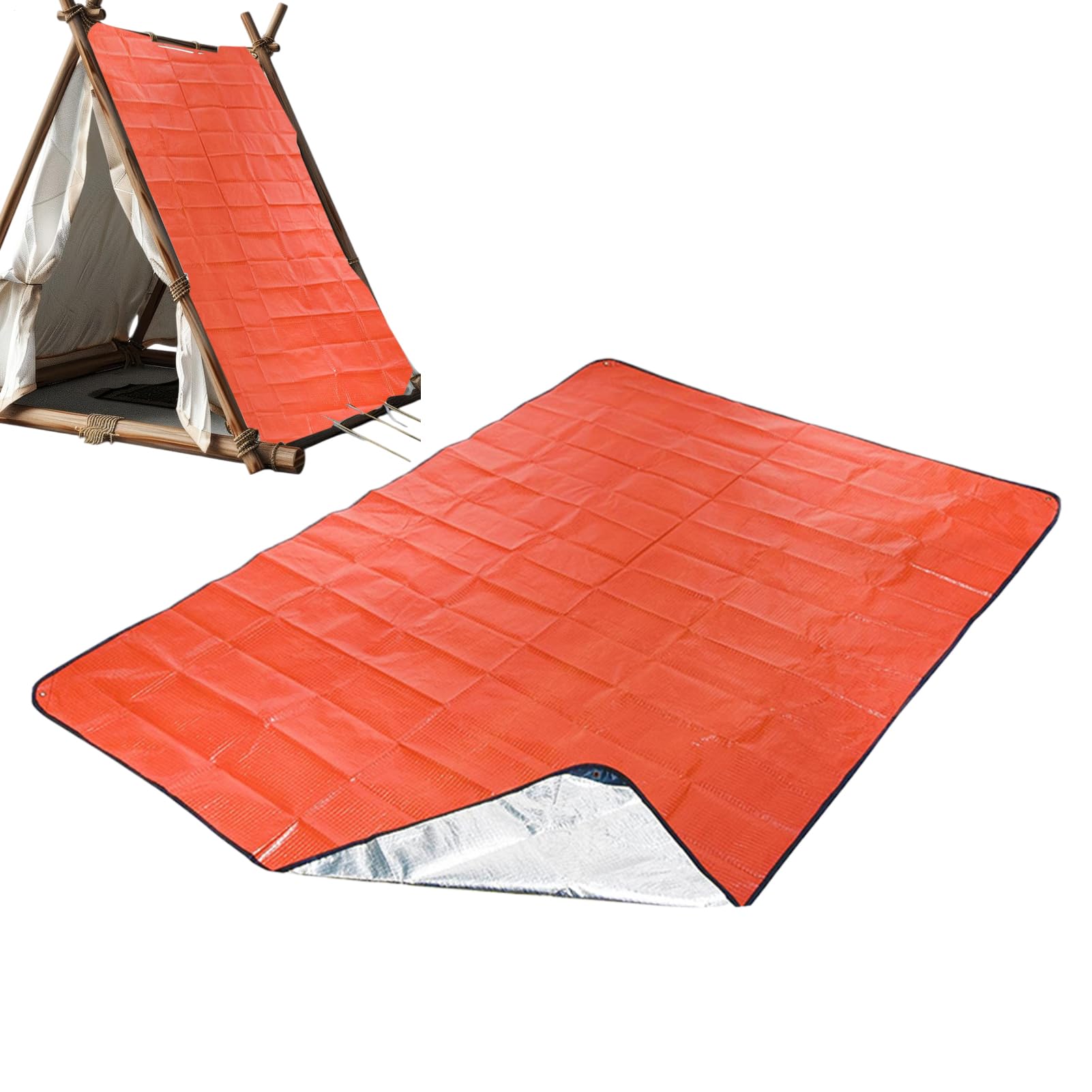 Couverture de survie imperméable indispensable en bivouac et camping de montagne