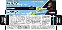 Vista 1 de Ivermax - Desparasitante de pasta equina de ivermectina con sabor a manzana, paquete de 2