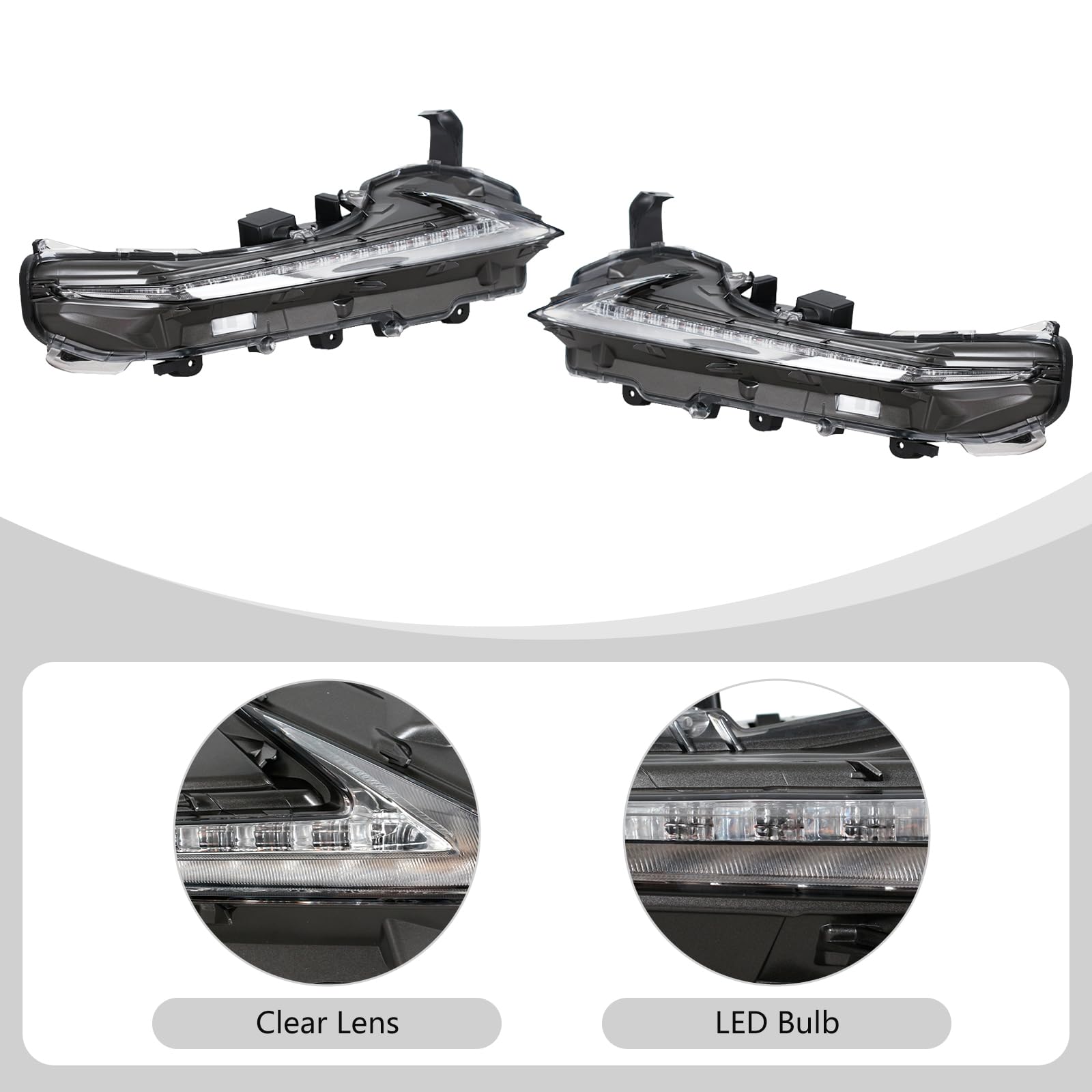Światło do jazdy dziennej na zderzak przedni do Lexus F-Sport NX200t NX300 NX300h 2015-2021 8161078050 8162078050 lewy i prawy