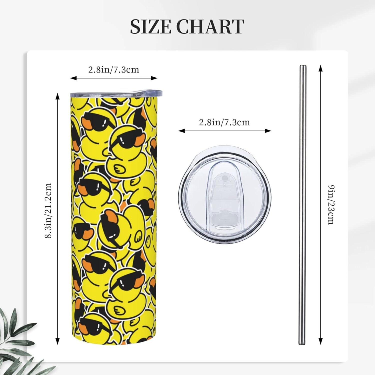 Cute Duck Stainless Steel Vacuum Insulated Coffee Tumbler Cup Travel Mug 20 OZ For Home, Office, Sport, Party, Gifts - Image 5