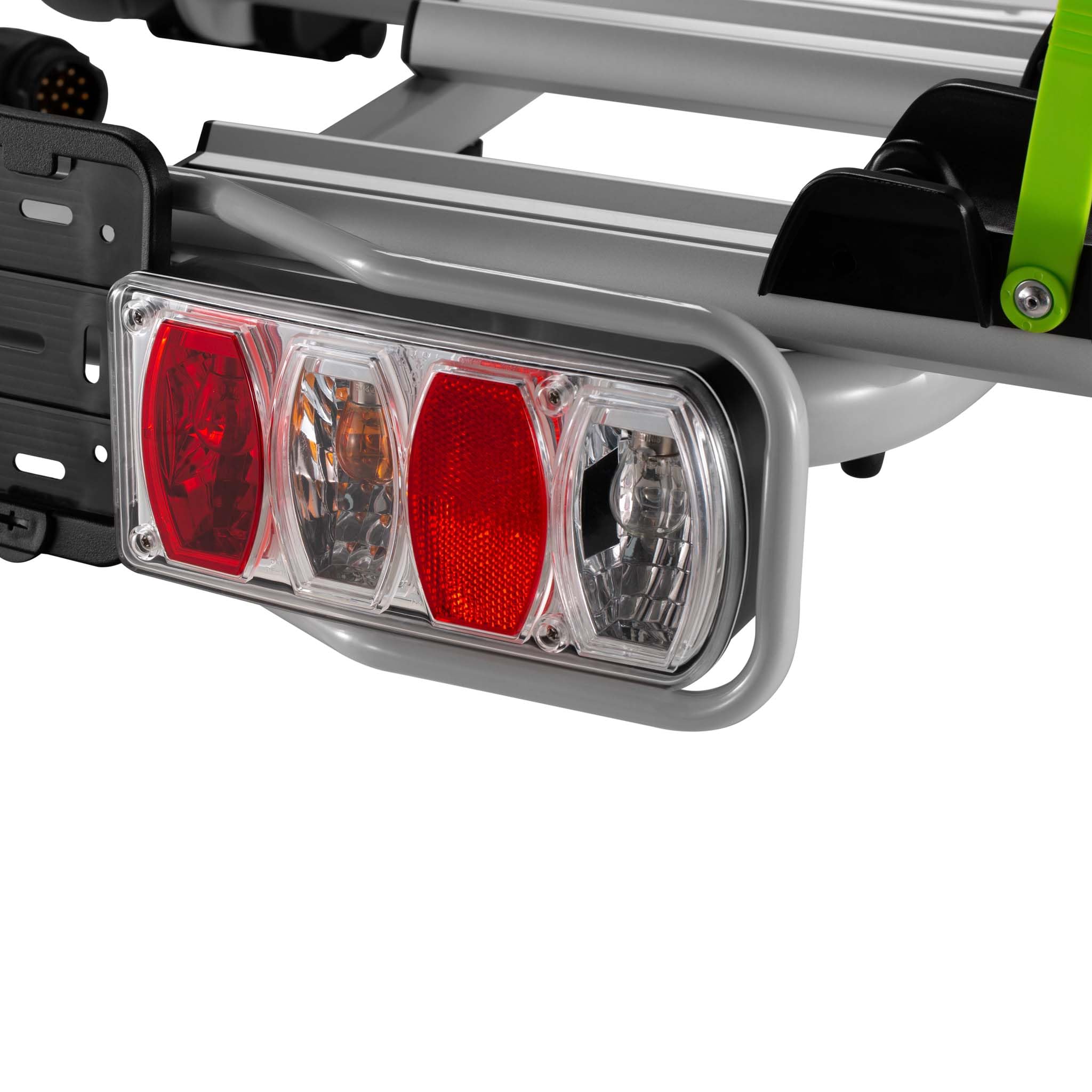 Wiltec Portabici auto universale per 2 biciclette, porta bici per auto pieghevole, portata max 60 kg, con protezione antifurto