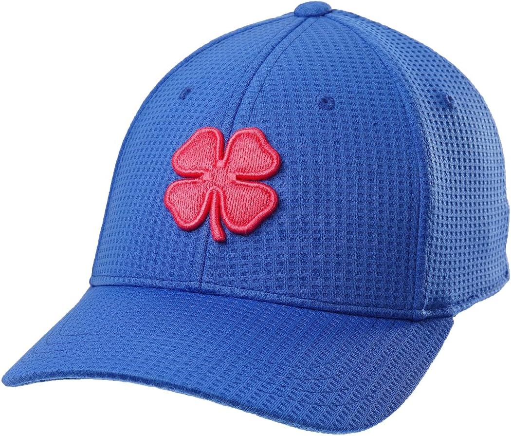 Black Clover Flex Waffle 15 Fitted Golf Hat