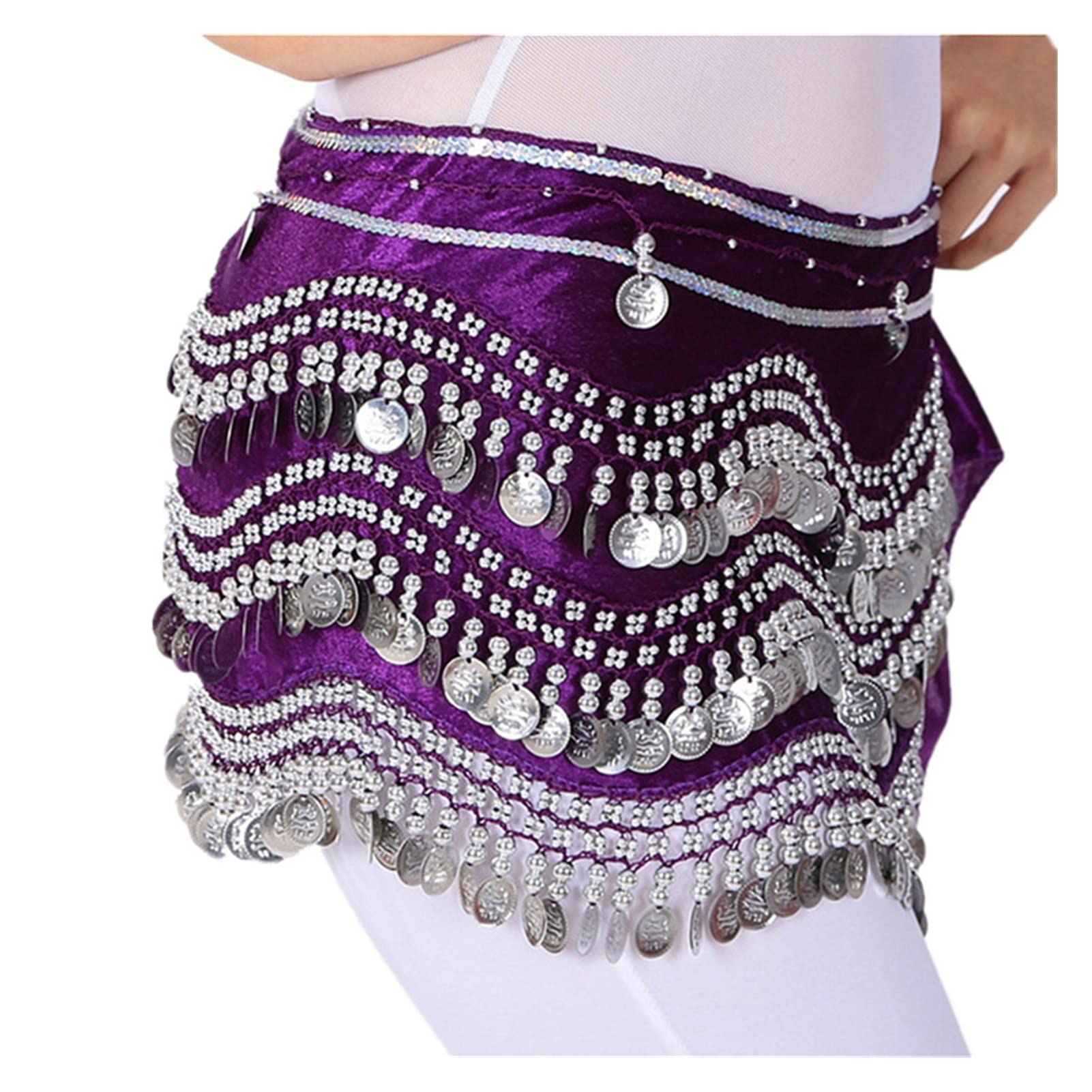Ceinture Danse Orientale Femme, 2 Pièces Jupe De Danse Du Ventre
