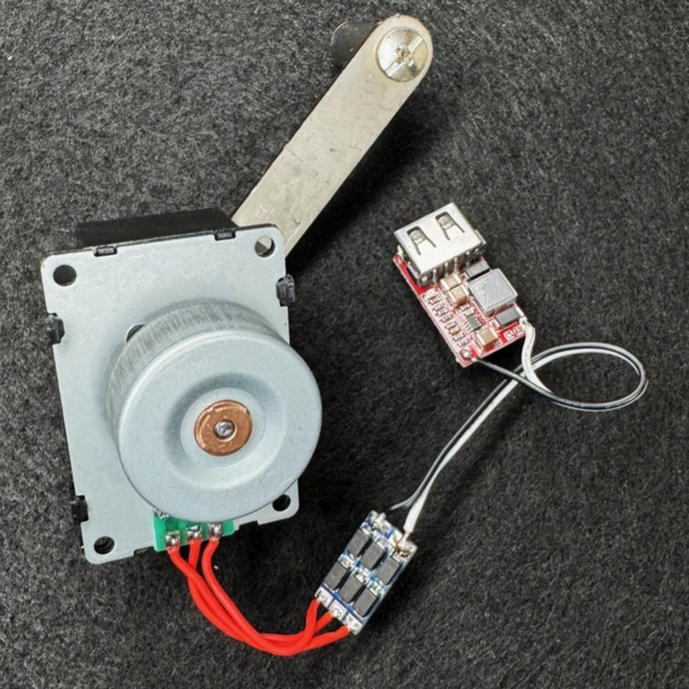 Eawfgtuw Chargeur dynamo portable à manivelle pour téléphones portables, générateur d'énergie, équipement de camping en plein air, appareil de charge USB, équipement d'aventure (version batterie)
