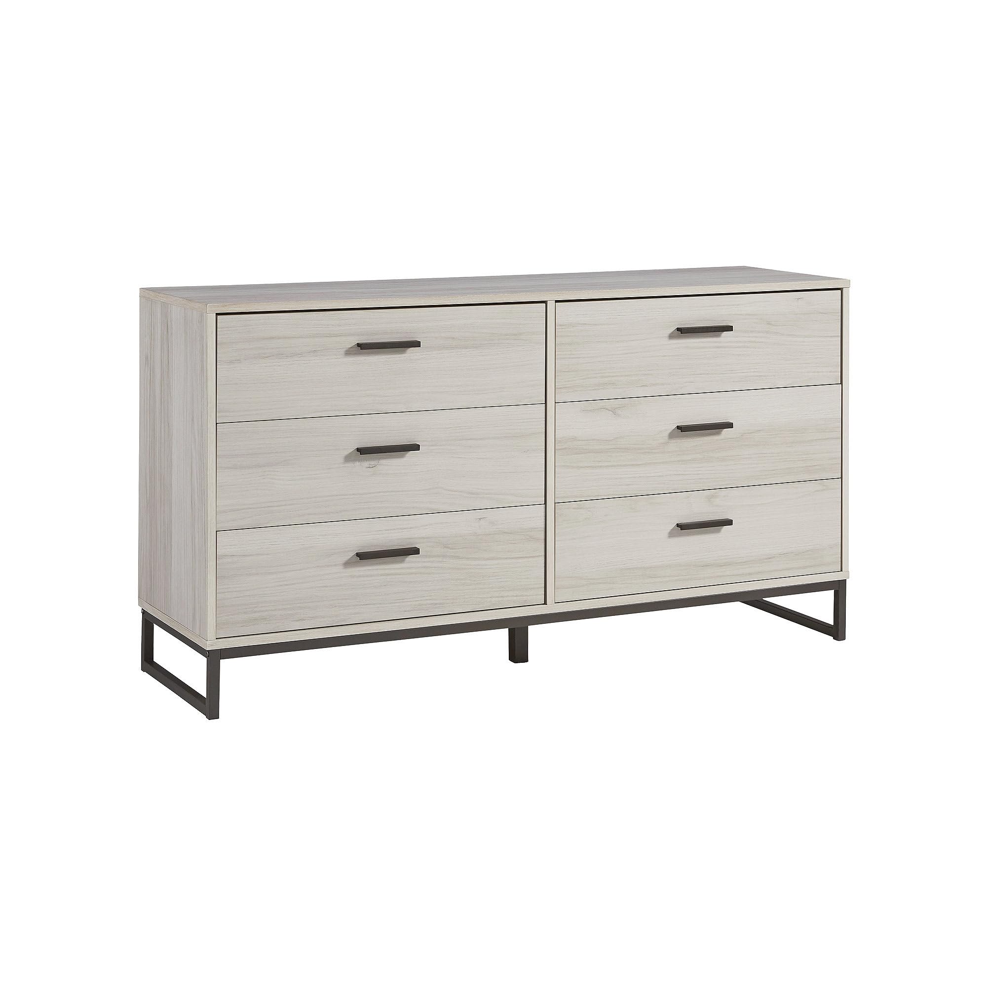 Signature Design by Ashley Socalle 6 Drawer 59" Dresser, Beige