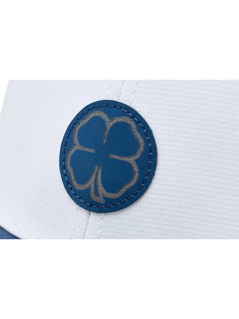 White Black Clover Sharp Luck 19 Adjustable Hat