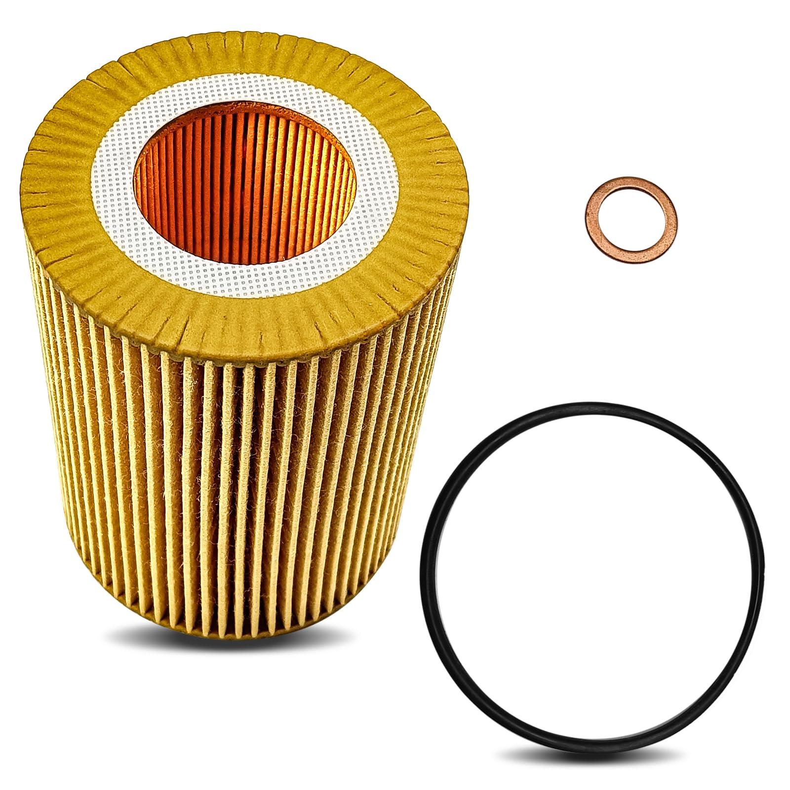 SYudwen CH8081 Engine Oil Filter Compatible with Fd GT & BMVV 320i, 323Ci, 323i, 323is, 325Ci, 325i, 325xi, 328Ci, 328i, 328is, 330Ci, 330i, 330xi,