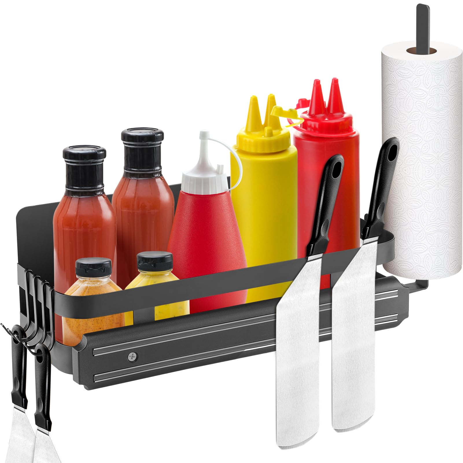 Griddle Caddy for Blackstone 28"/36" Griddle, Durable Space Saving BBQ