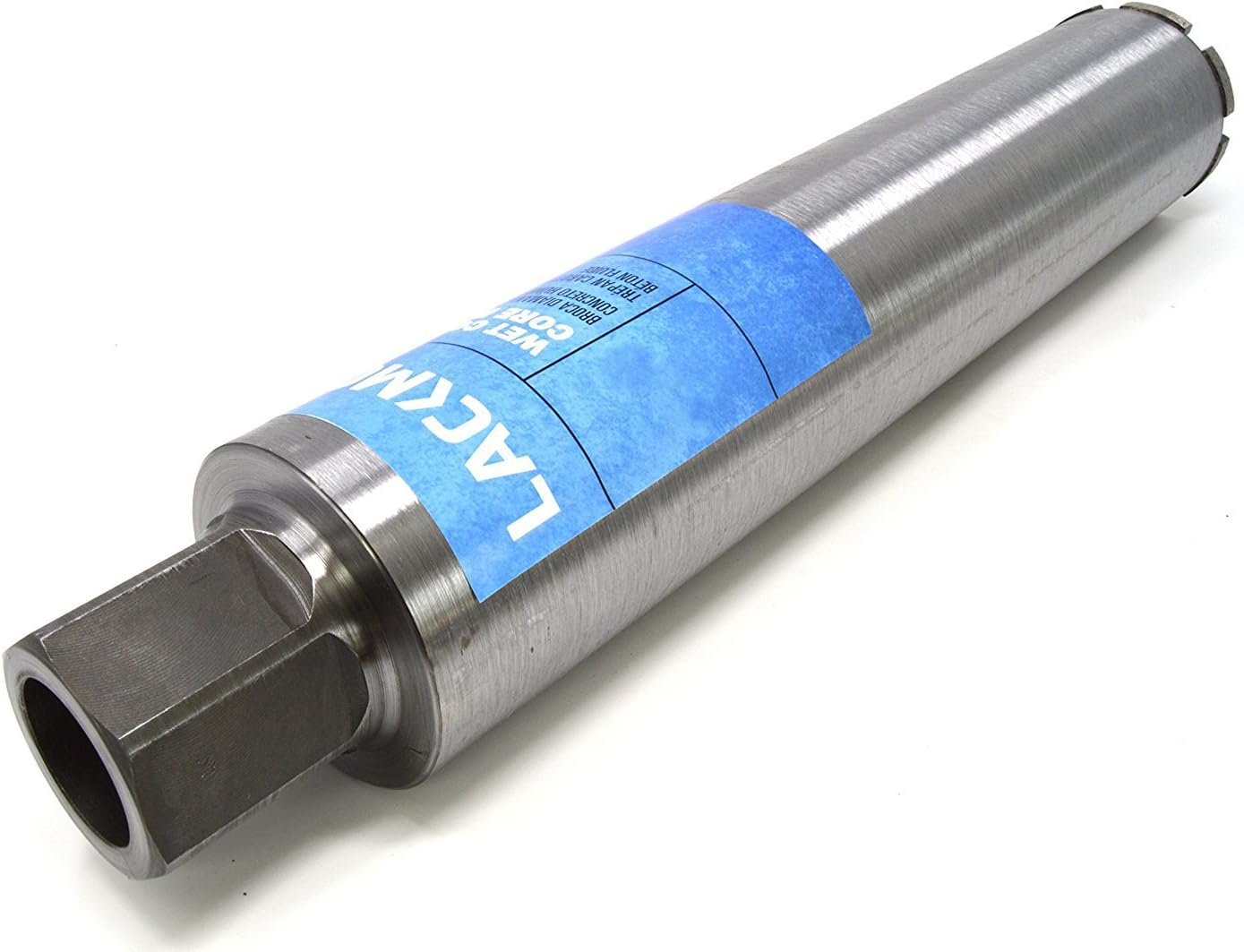SPL Series - Wet Cured Concrete Core Drill Bit - 6" Reinforced Concrete Hole Saw with Segmented Diamond Rim Configuration & 1 1/4"-7 Thread Arbor - 50060