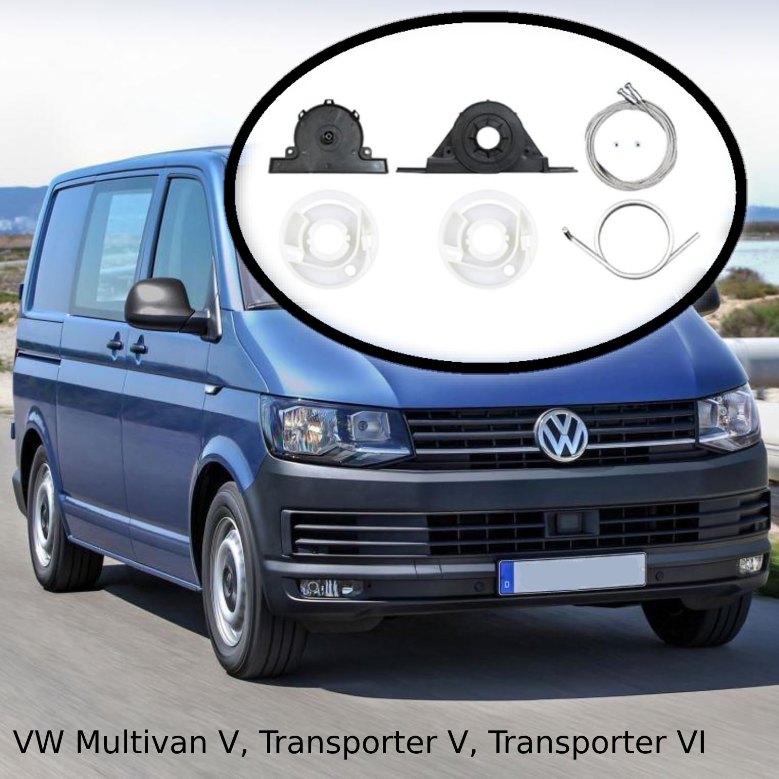 Volkswagen Transporter Schuifdeur Slotmechanieken rechts voorraad