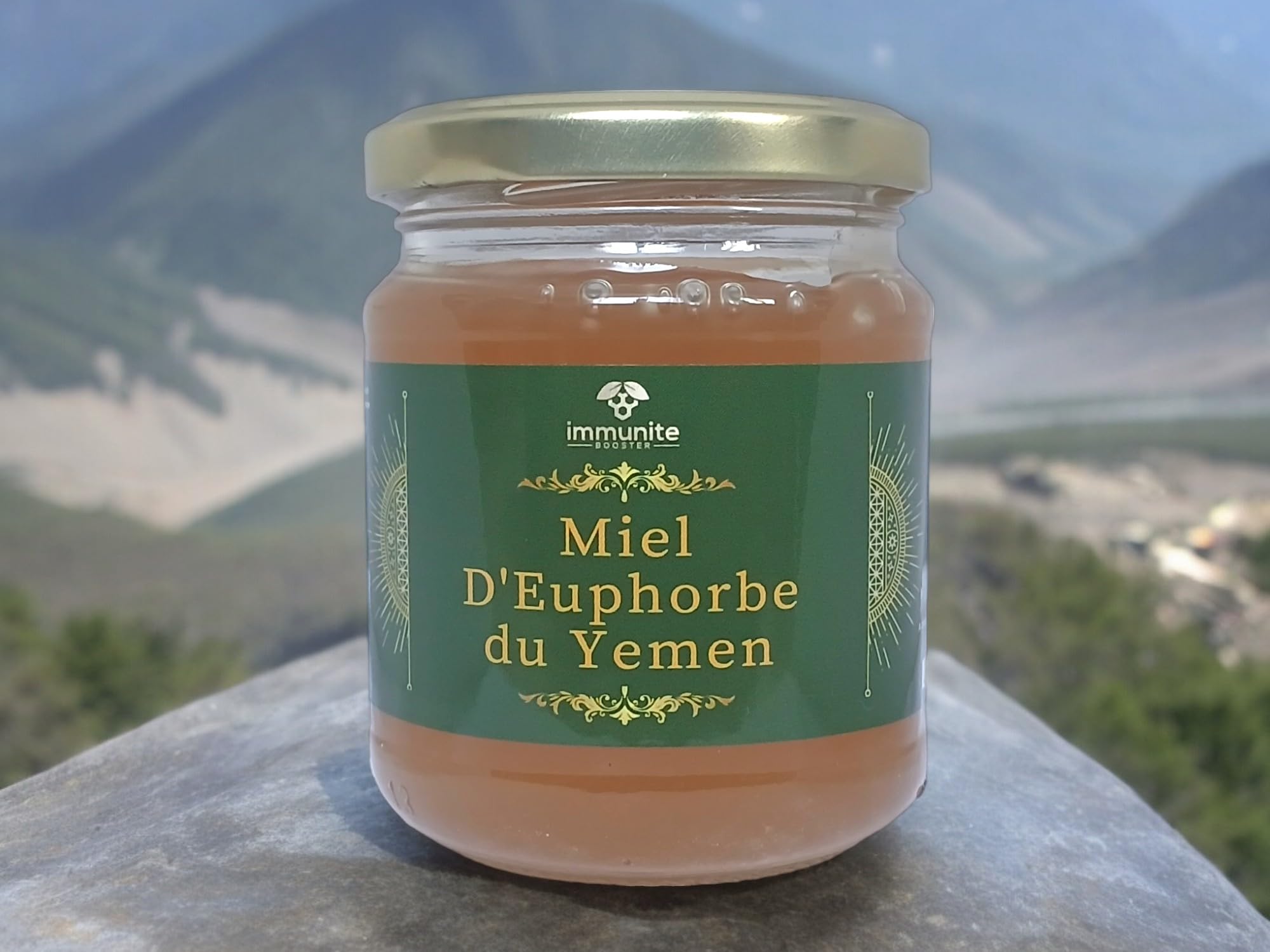 Miel d’Euphorbe (miel de cactus) du Yemen (Sâl) – Première Qualité – Miel Pur – Poids Net 250g - immunite BOOSTER