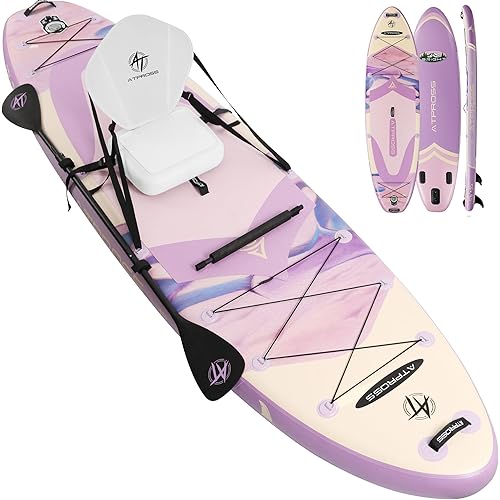 12'x36 Inflatable Paddle Board, 500lbs Extra Wide Stand Up Paddleboard for Adults with Premium SUP Accessories Kit & Backpack, Blow Up Kayak Non-Slip Stable Deck Boat for Yoga Fishing Surf