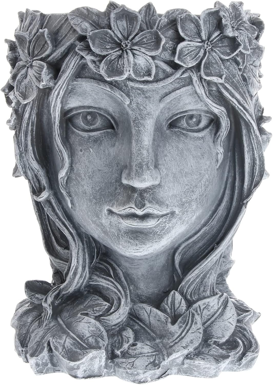 YARNOW Head Face Planter Cute Human Head Face Resin Flowerpot Vase Succulent Cactus Planter for Garden Indoor Outdoor