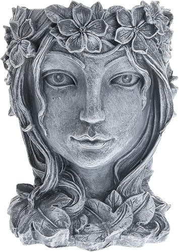 YARNOW Maceta de resina, para suculentas, cactus suculentas, para jardín, interior y exterior