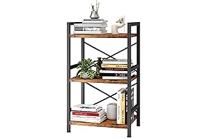 Rustic 3-tier Industrial Home Book Shelves: An Aesthetic Eye-catcher
