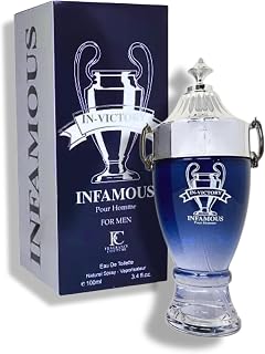 In-Victory Infamous for Men, Eau de Toilette 3.4 Fl. Oz. Oriental Woody fragrance for men.