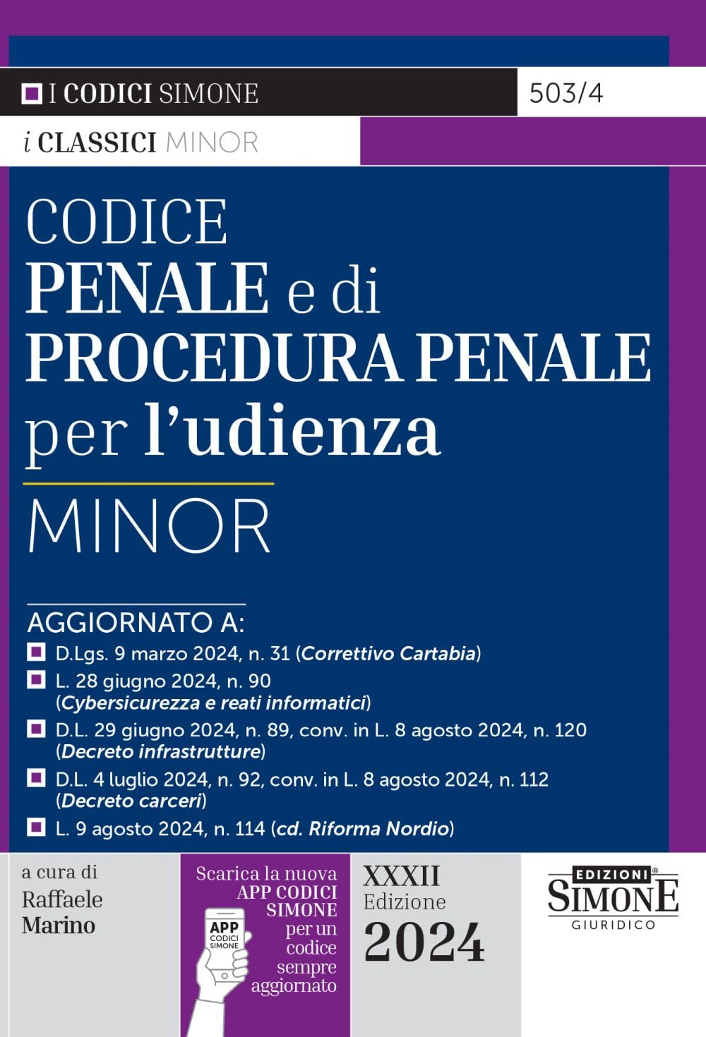 Codice Penale E Di Procedura Penale Per L'udienza. Ediz. Minor. Con Appcodicisimone - 4