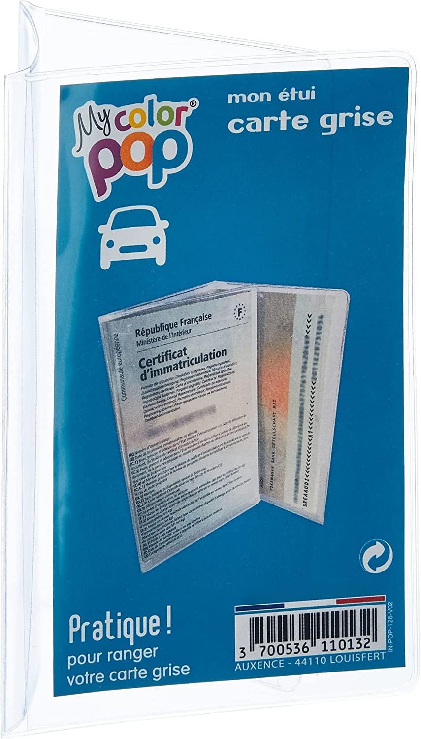 Étui Porte-documents Voiture GHADA - 2 Compartiments PVC, Pour Carte Grise Et Permis, Fabriqué En Allemagne - 10