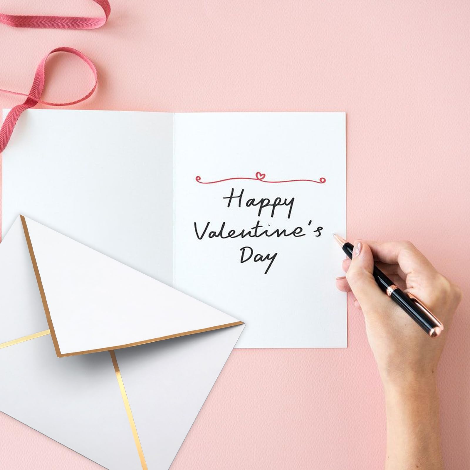 50 Paquete De Sobres Blancos De 4 X 6 Pulgadas, Sobres Blancos A4