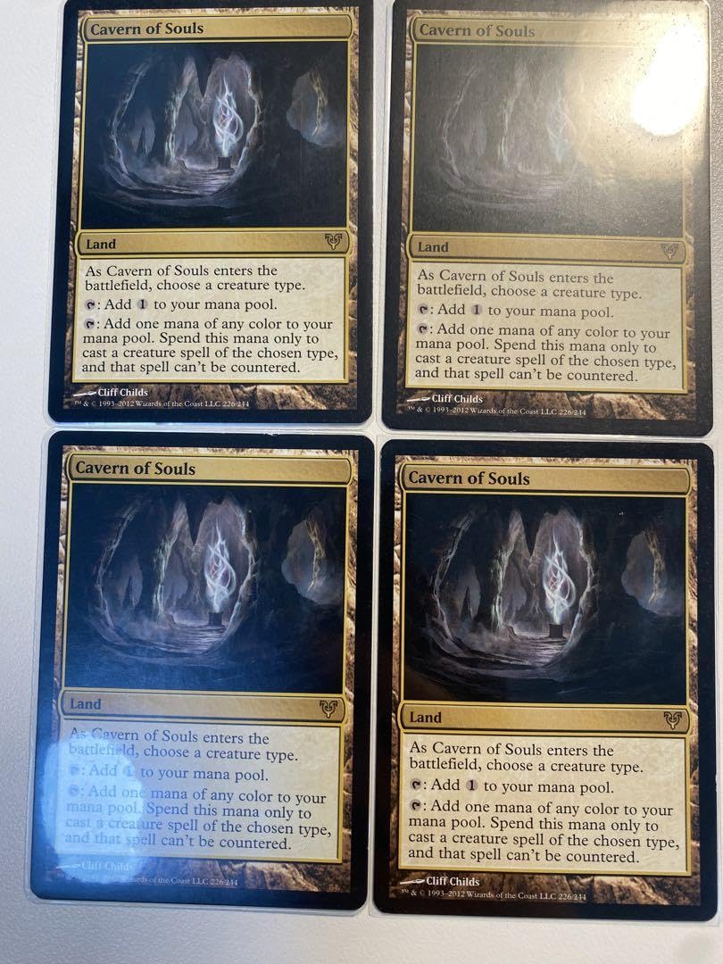 Amazon.co.jp: mtg 魂の洞窟 英語 初版 4枚セット : おもちゃ