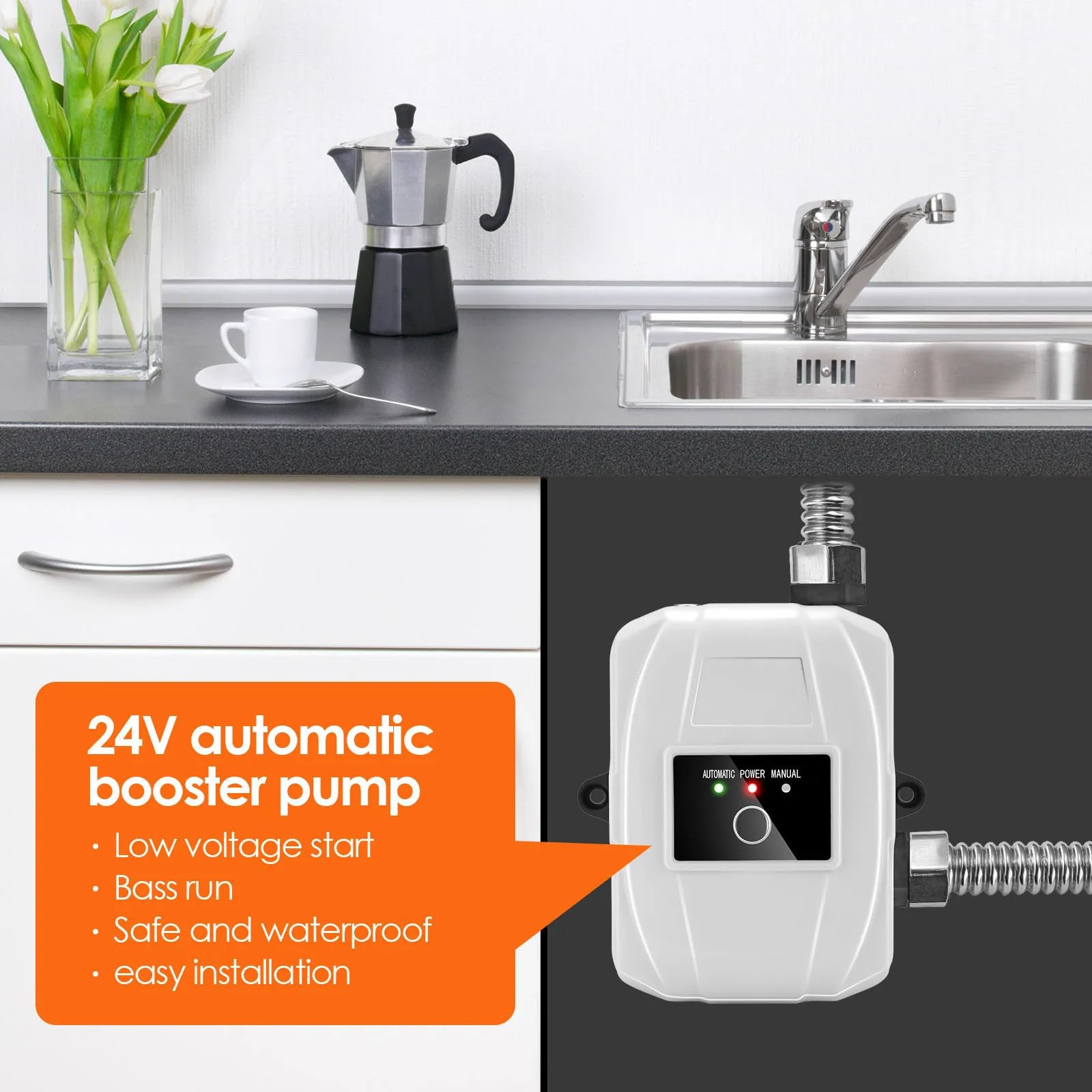 Water Pressure Booster Pump 150W - Image 2