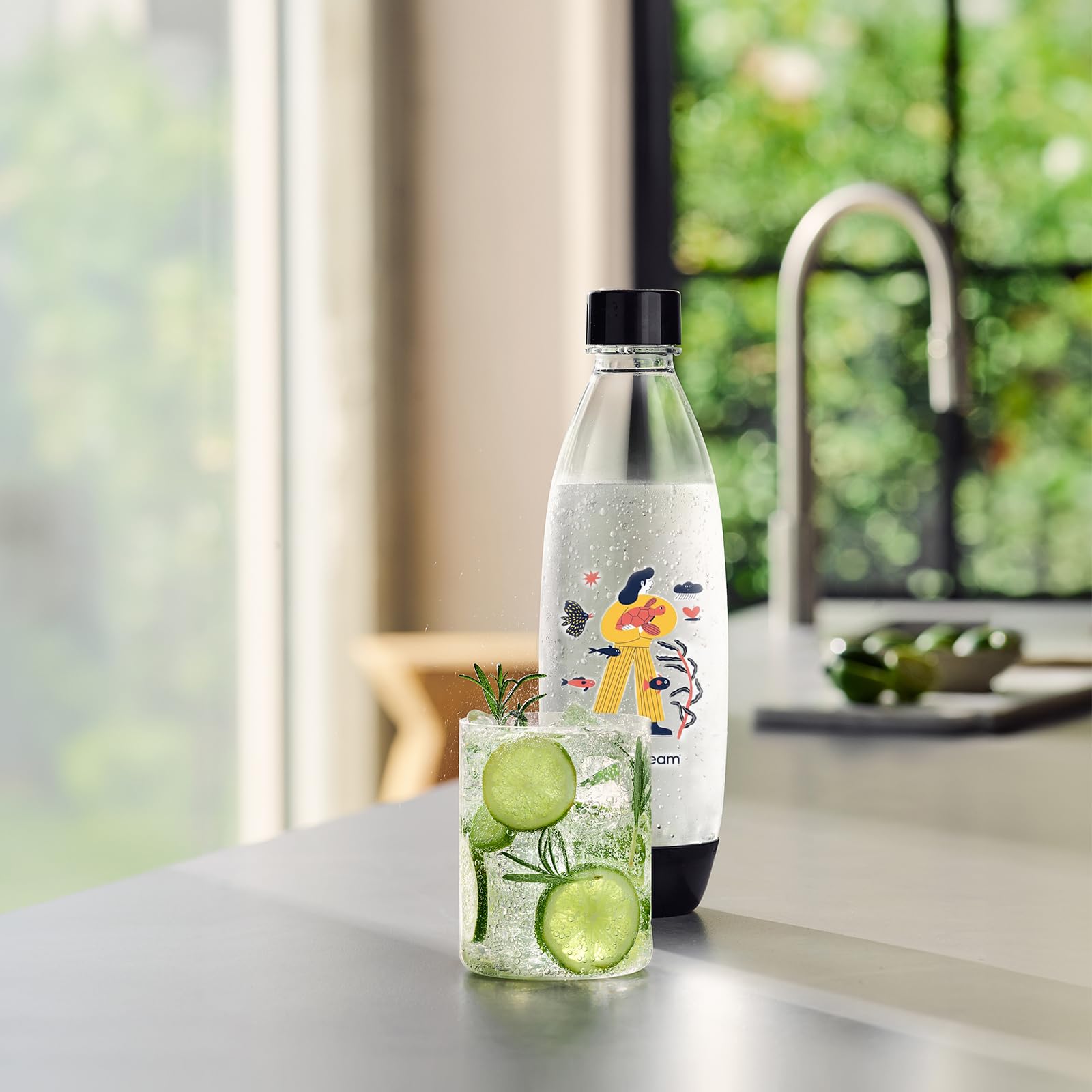 Machine voor bruiswater SodaStream Duo White 2 flessen siropen set (7Up x Mirinda x Energy
