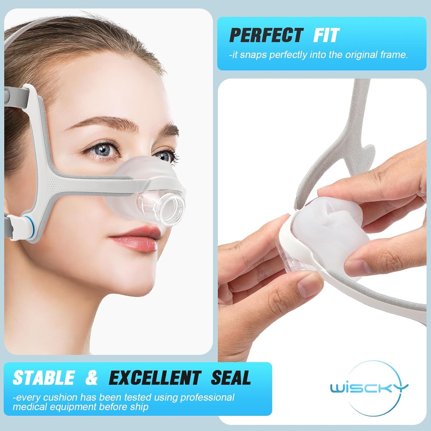 Amazon.co.jp: AirFit N20マスク(L)用交換用クッション2個パック