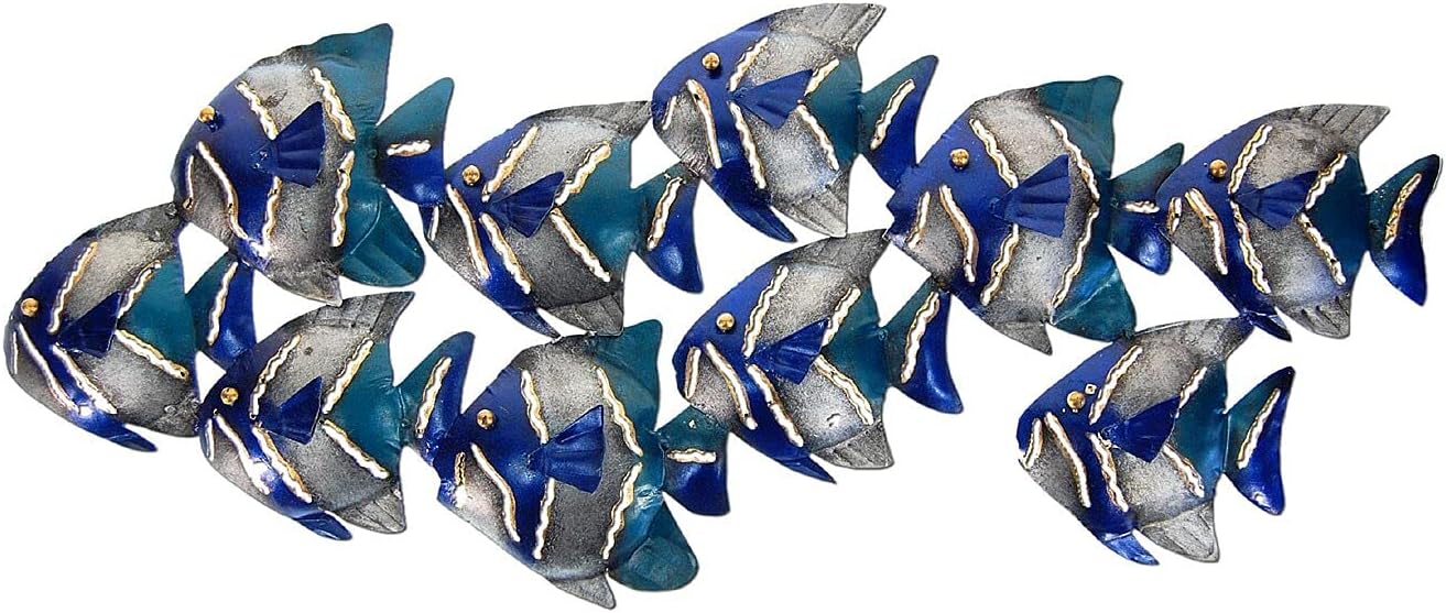 FBA_1805 Starfish Fish Metal Wall Decoration Hanging Wall Decoration 68 cm