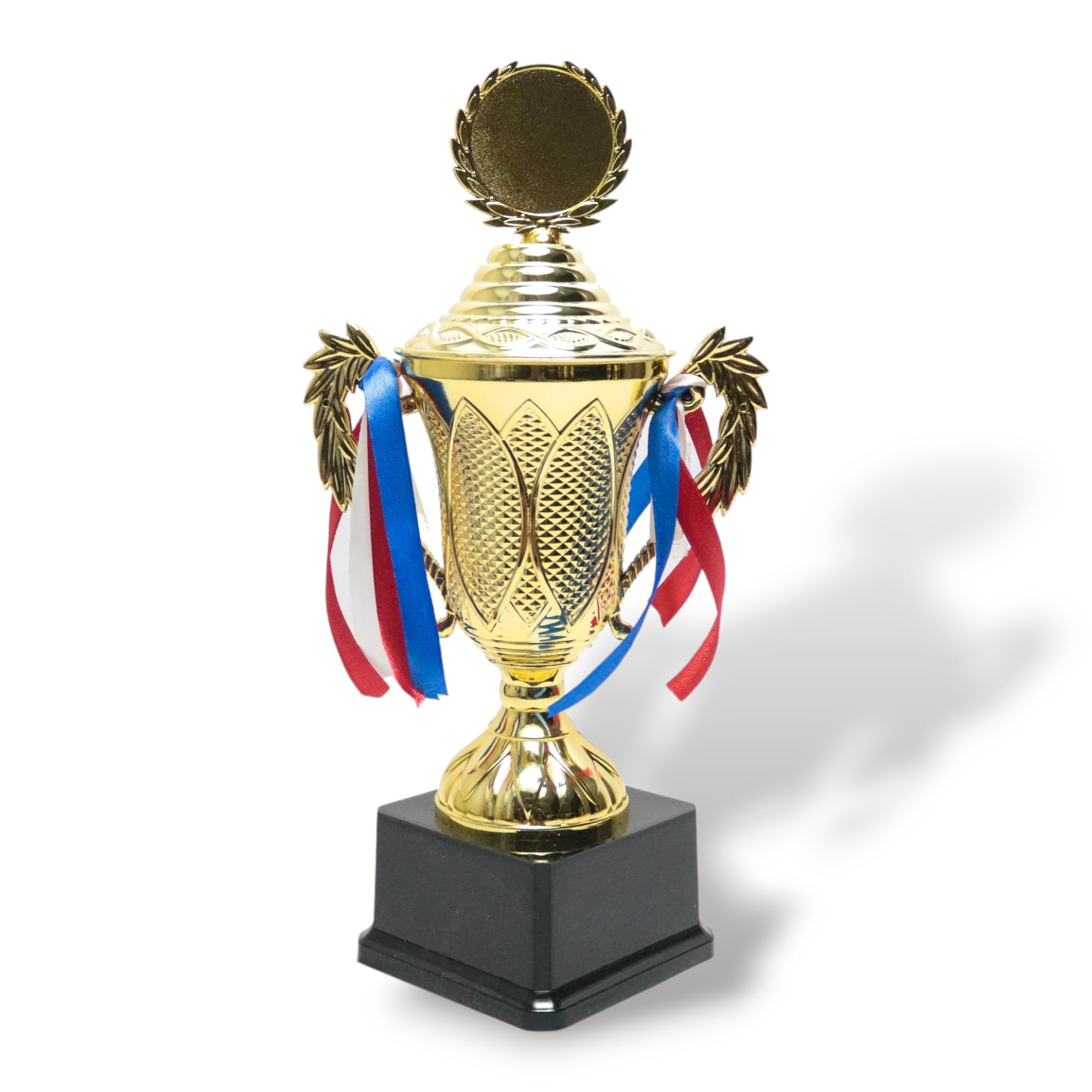 Yin Yang Trophy for Winners - Winner Prize Trophy for Best Sportsman ; Shiny Award with Badge for Winners