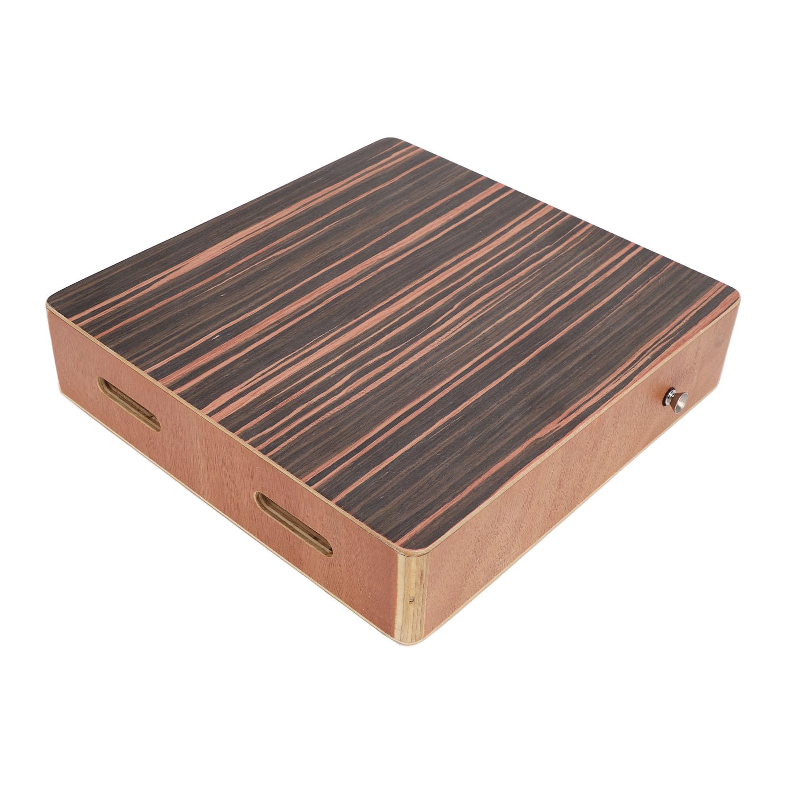 RiToEasysports Tambor de Cajón, Tambor de Caja de Madera de ébano Portátil con Correa para el Hombro para Principiantes de Práctica en Escenario