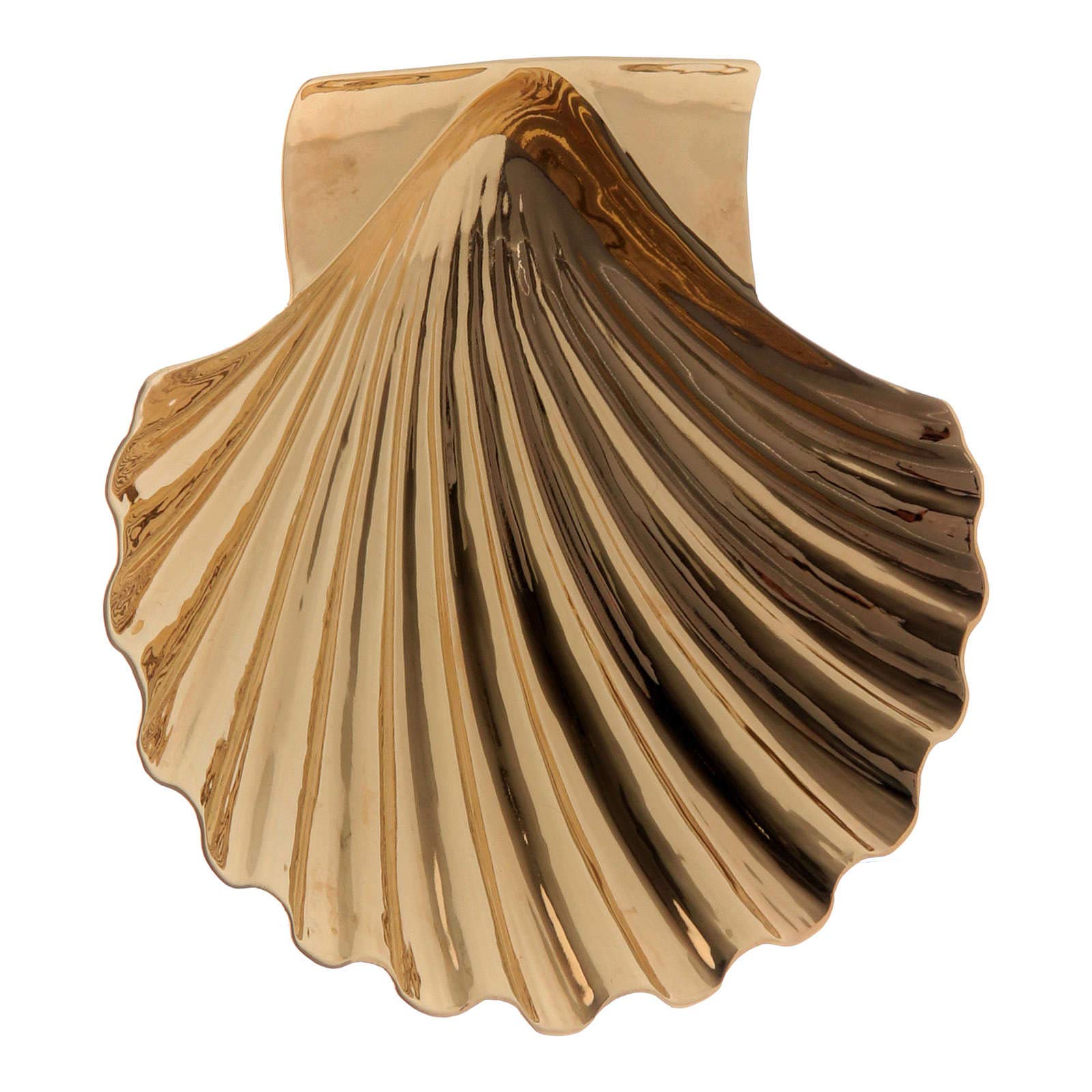 Christening Shell in Golden Brass by Molina