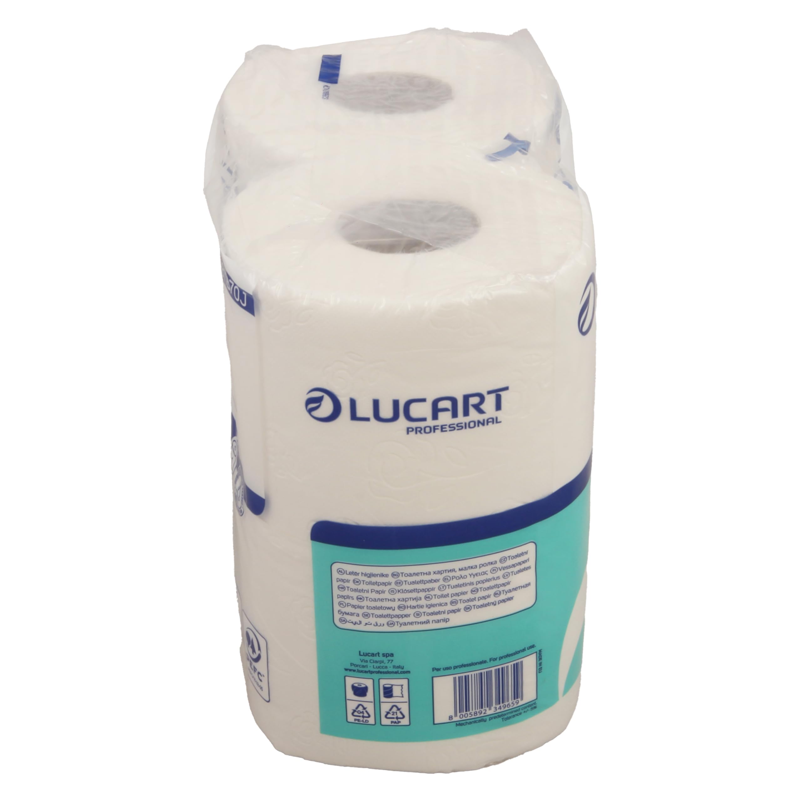 Lot de 4 Rouleaux Papier Toilette Auto-Dissolvant Aquastream | Papier toilette camping et bateau avec savon crème liquide 500 ml. Dissolution rapide en 7 minutes pour WC chimiques.