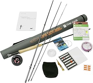 river peak(リバーピーク) フライ入門 コンプリートセット 小型管理釣場～渓流向け Hurst Native 8'6" #4 4ピース カーボンロッド Tarn-LA ダイキャストリール オリジナルマニュアル付き