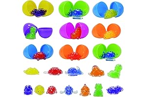 Ganowo 12 PCS Prefilled Reusable Easter Eggs