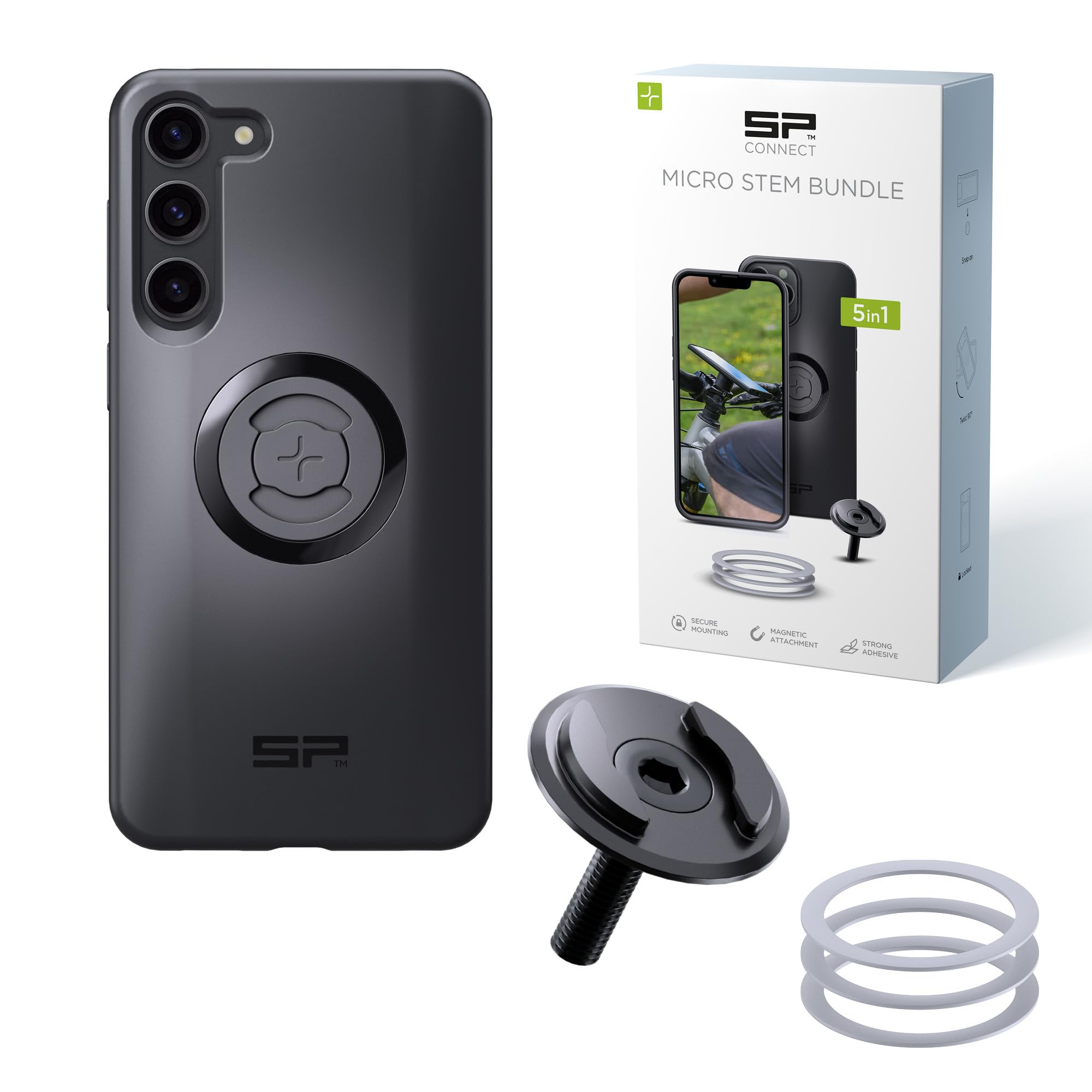 SP CONNECT Micro Stem Bundle SPC+ Pour Google Pixel 10/10 Pro - Support Vélo Guidon - Fixation Magnétique