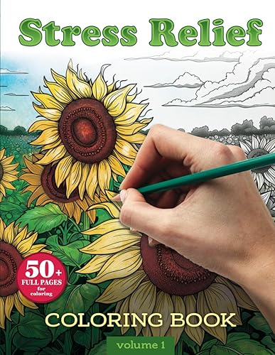 Stress Relief Coloring Book for Adults: 50+ Serene Illustrations for Inner Peace with Tranquil Seascapes, Amazing Landscapes, Zen Gardens, Unique ... Relief Adult Coloring Books by Alexa Barr)