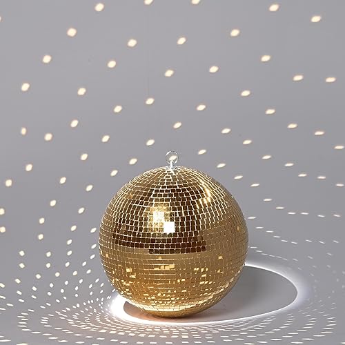 Vista 31 de Yescom Espejo grande de bola de discoteca de 16 pulgadas, decoración de cristal colgante grande para decoración de fiesta de los años 70 y 80
