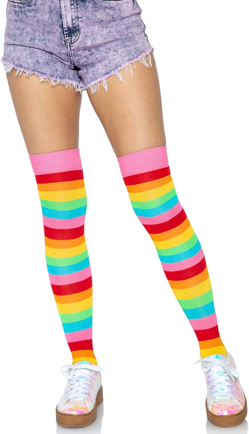 Leg Avenue Women's Extra Long Ribbed Knit Footless Leg Warmers - Image 2