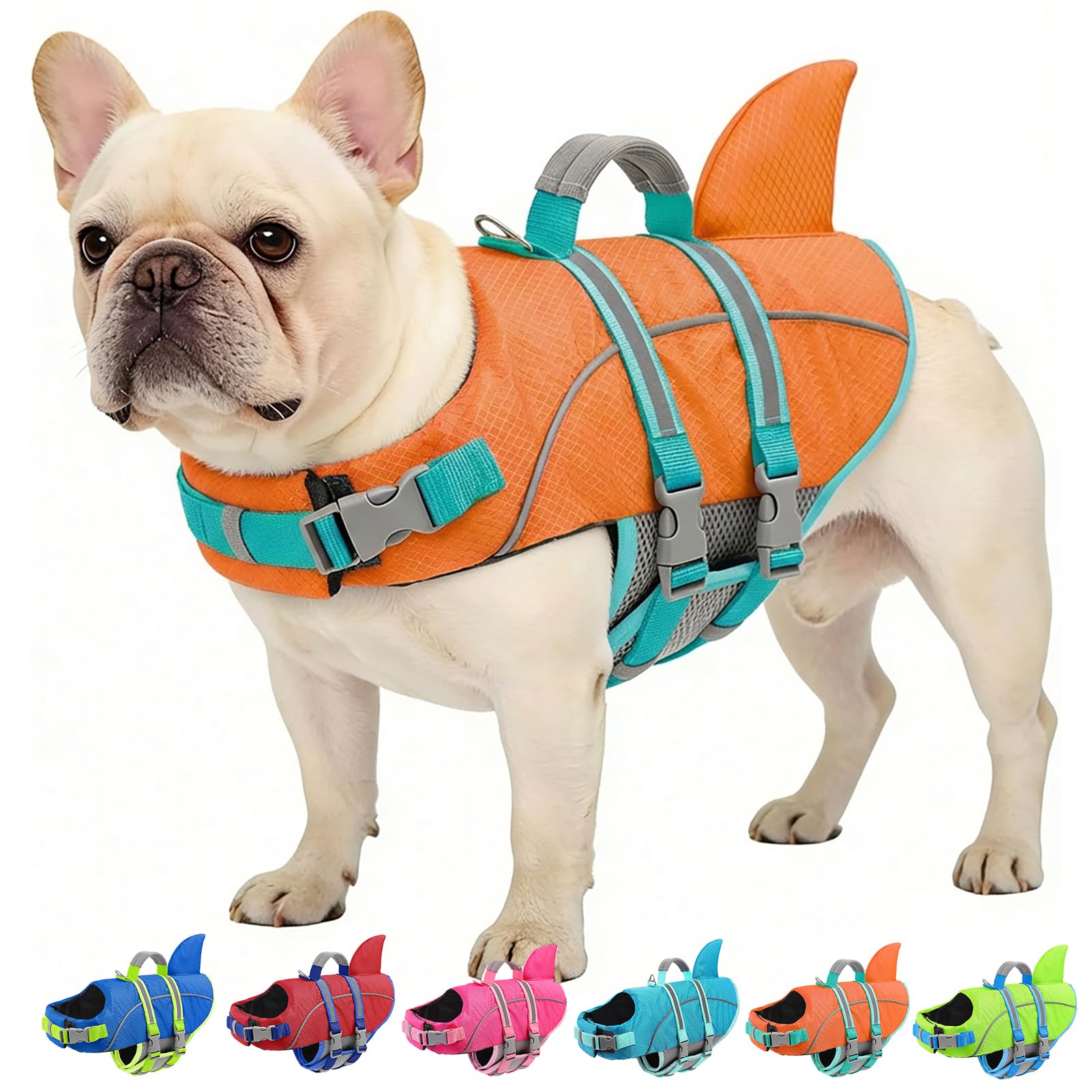 AOFITEE Chaleco Salvavidas para Perro, Chaleco Salvavidas para Nadar en Barco
