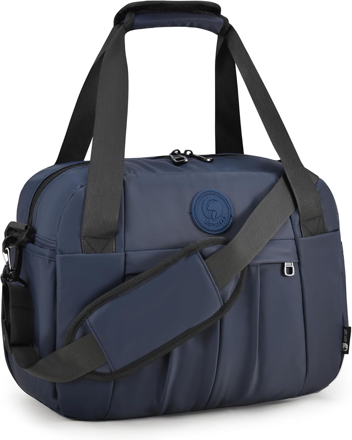 40x30x15cm Personal Item Bag Valentines Day Gifts for Travel Airline Approved Duffle Bag 16x12x6 inch Carry on Duffel Bag with Wet Pocket Lightweight Weekender Gym Bag,Navy Blue