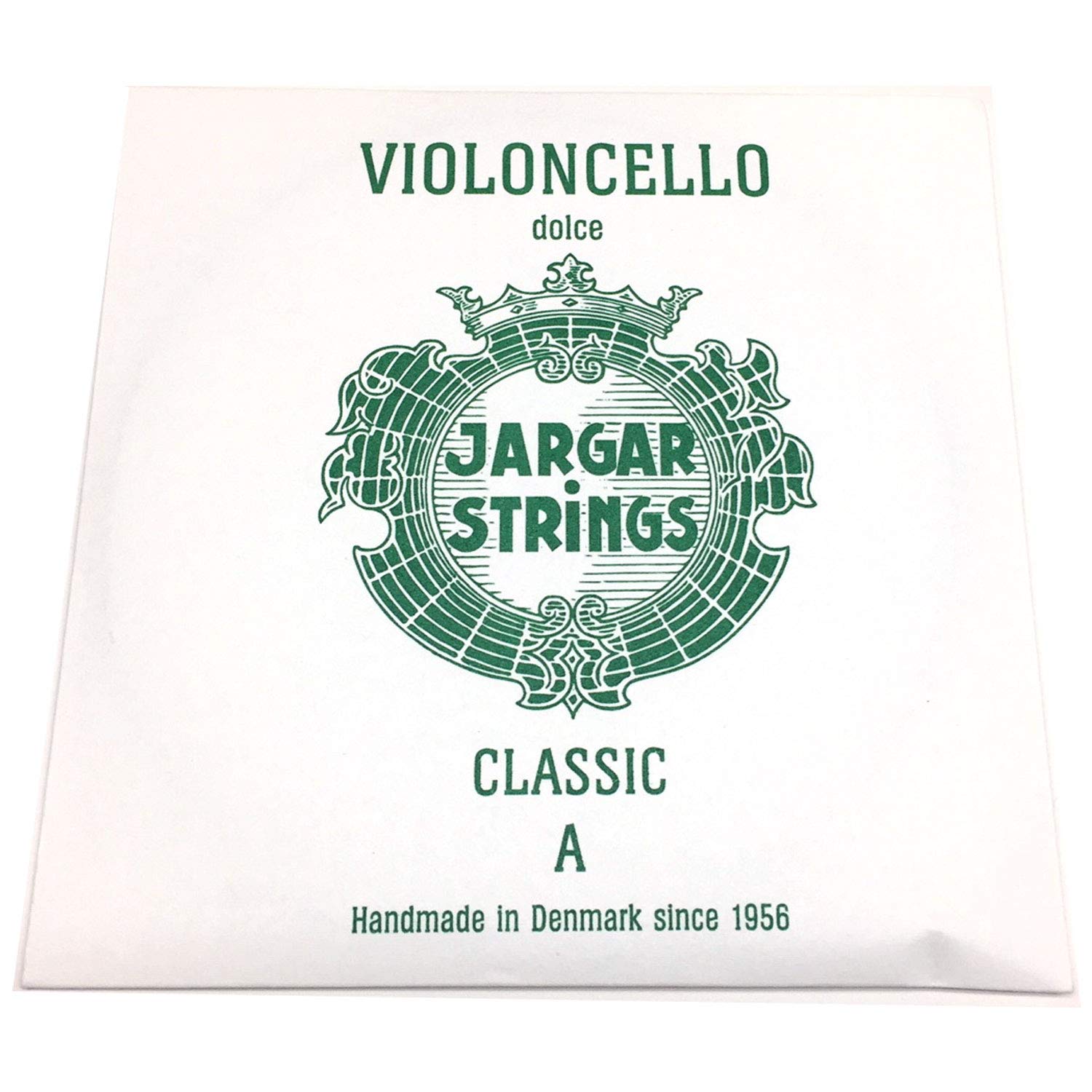 Jargar Classic A acero inoxidable - Juego de 4 cuerdas - Cuerda de cello - Dolce - Calibres de cuerdas/Tensión 0,74mm/16,3kp/35.8lbs