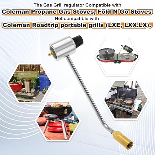 Miniatura 5 de Lemfema Regulador de gas propano 5430 Reemplazo del regulador de presión de la estufa para estufas de propano Coleman, accesorios de regulador de