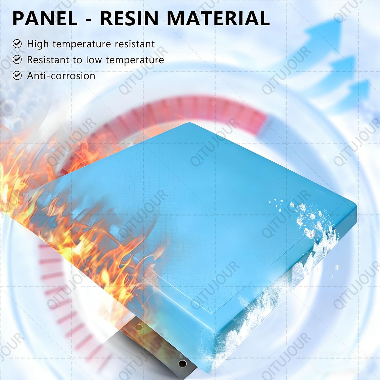 Piattaforma subacquea per piscina, base in acciaio inox resistente con superficie antiscivolo per allenamento per interni ed esterni