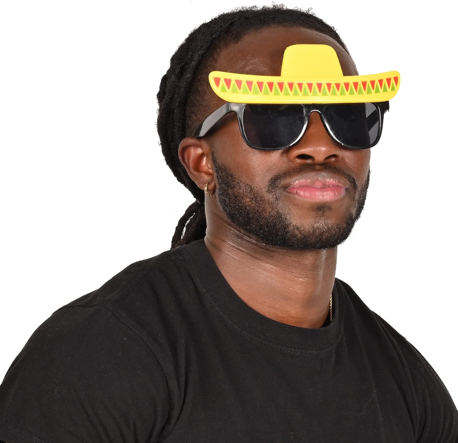 Beistle 2 Piece Plastic Novelty Sombrero Glasses, Fiesta Party Supplies For Cinco De Mayo Photo Booth, Mexican Theme Décor - Image 2