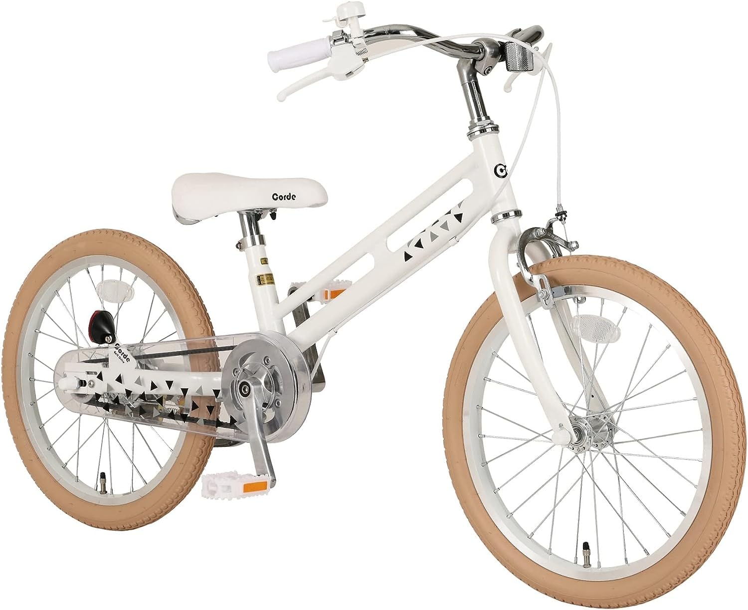 Amazon.co.jp: 子ども用自転車 18インチ Corde ホワイト : スポーツ