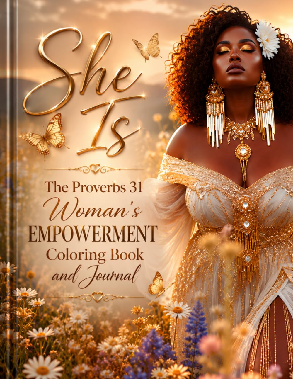 She Is: The Proverbs 31 Woman's Empowerment Coloring Book and Journal