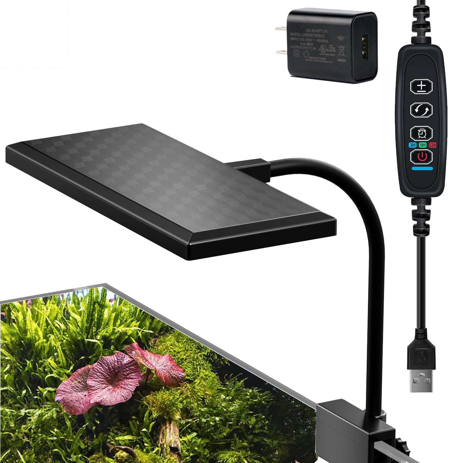 Aquarium Light, 3 Mode Clip on Fish