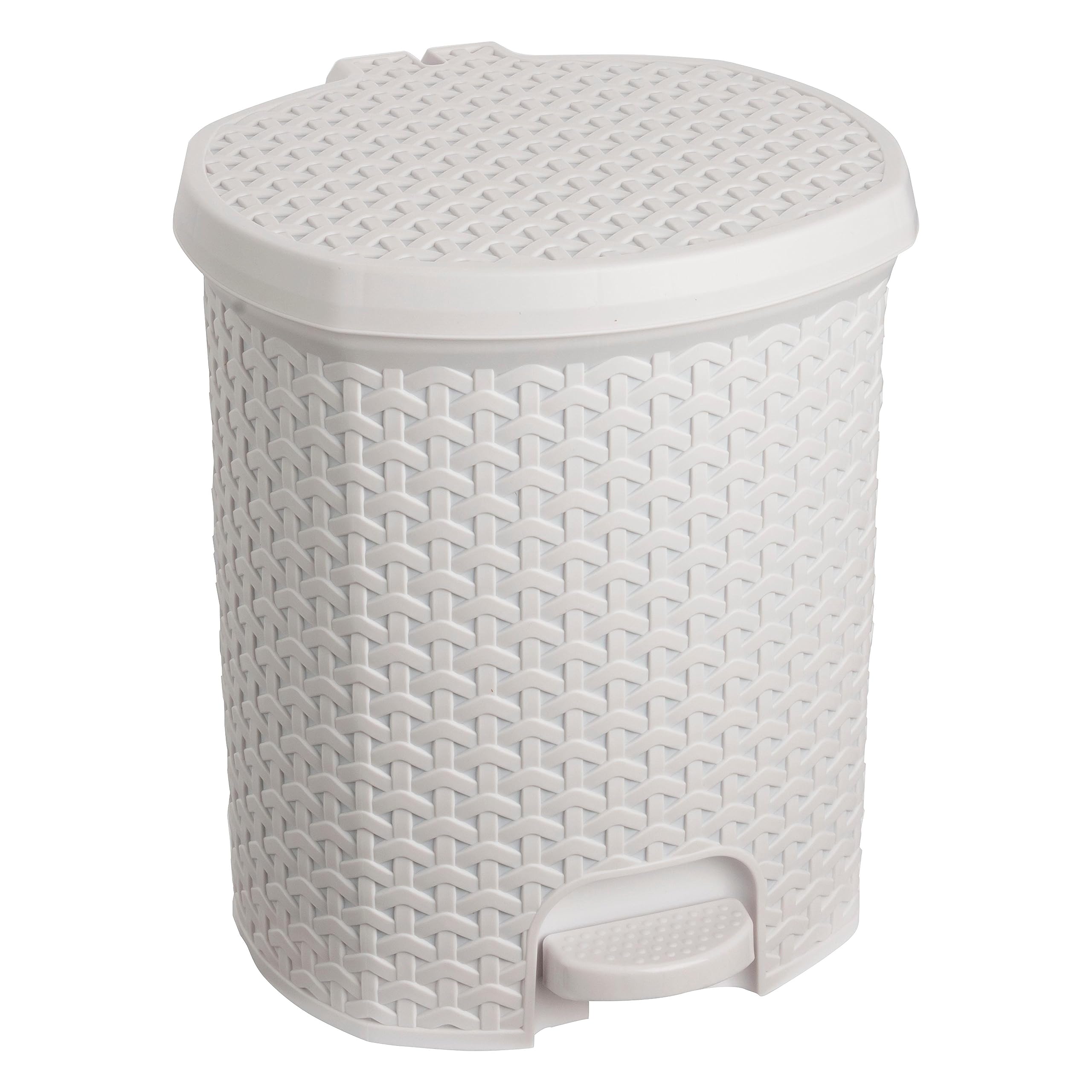 keeeper pedal bin, 11,5 L, Waste bin with pedal, Tjark, Nordic White (White)