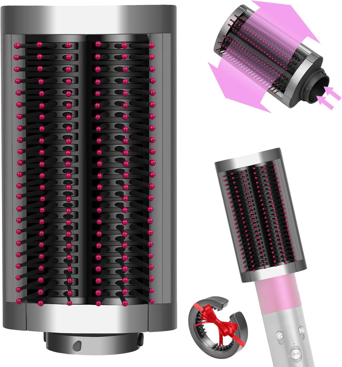 Firm Smoothing Brush Attachment for Dyson Airwrap HS05, Fine and Soft Hair Types