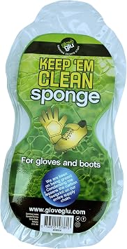 Gloveglu Keep EM Clean Sponge | Premium Quality | Microcell Confined | Ergonomic | Deep Cleaning | Dual-Purpose | Green Colored | 0.12 Grams weighed